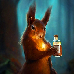 Белочка с бутылкой виски, красиво, реалистично, 8 к» — картинка создана в  Шедевруме