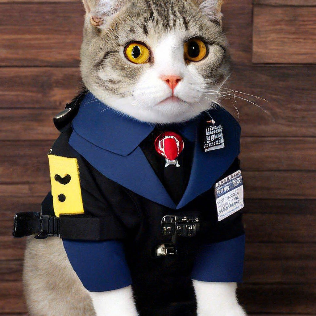 Cat cop costume shop