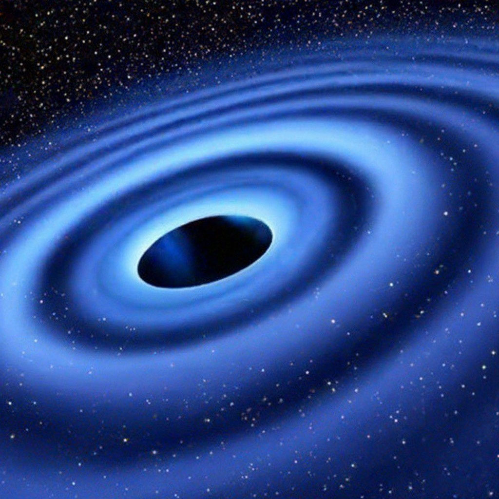 Большая чёрная дыра, красиво, …» — создано в Шедевруме
