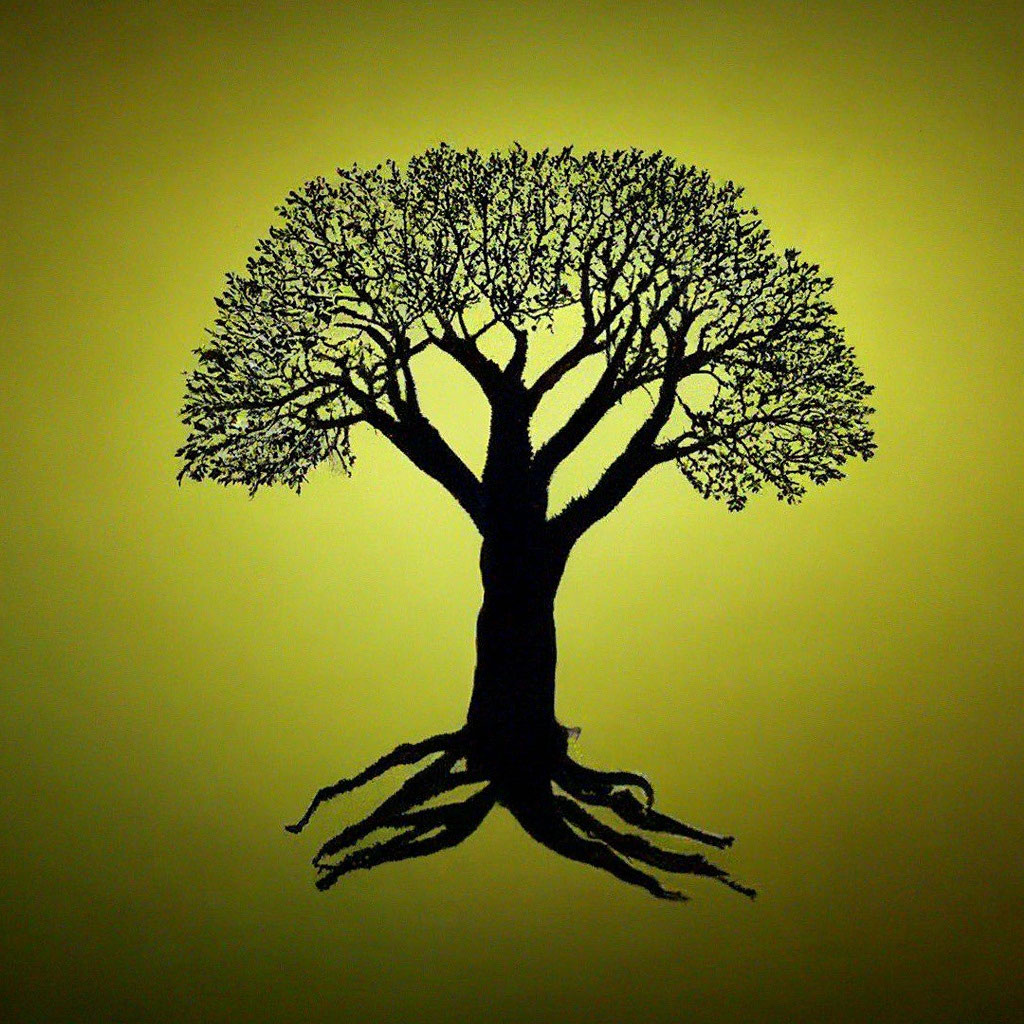 Дерево, род, логотип, Кристина» — создано в Шедевруме