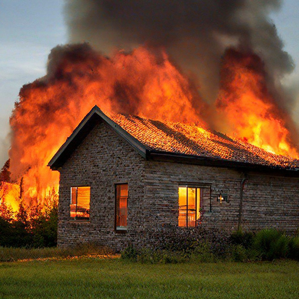 Количество горящих домов в свердловском поселке Сосьва увеличилось до 20