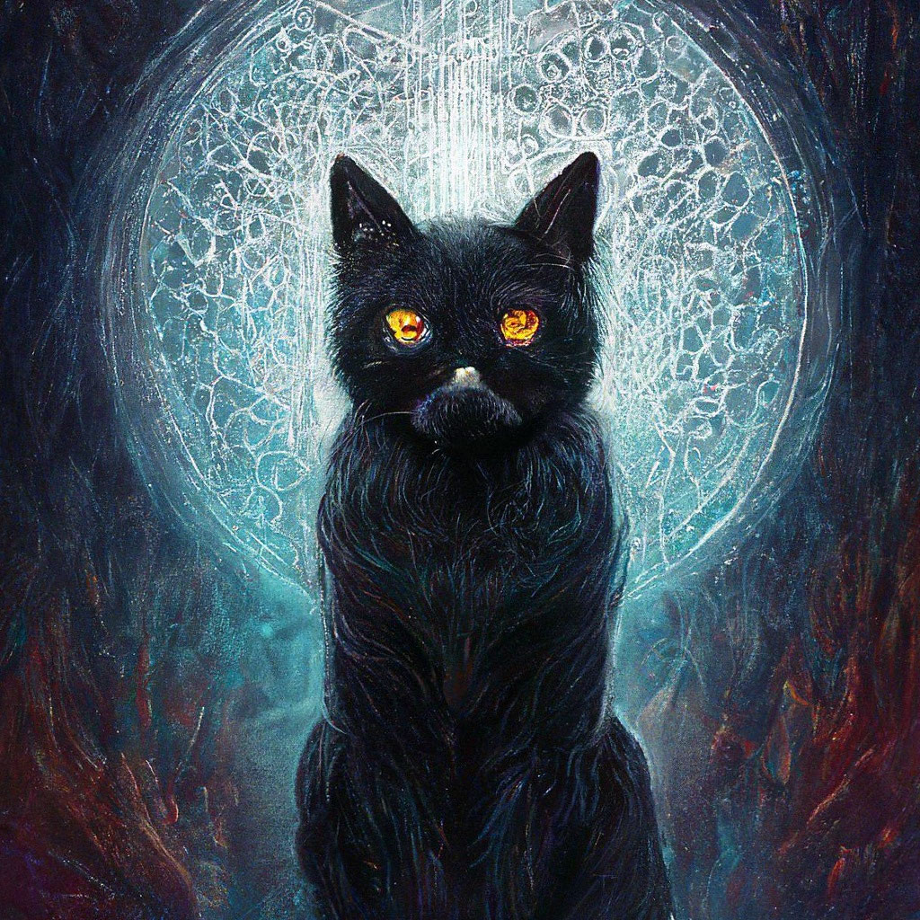 «Кот шредингера» — создано в Шедевруме