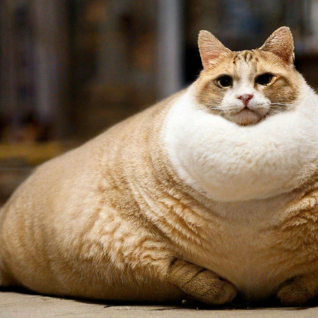 Самый толстый кот в мире» — создано в Шедевруме