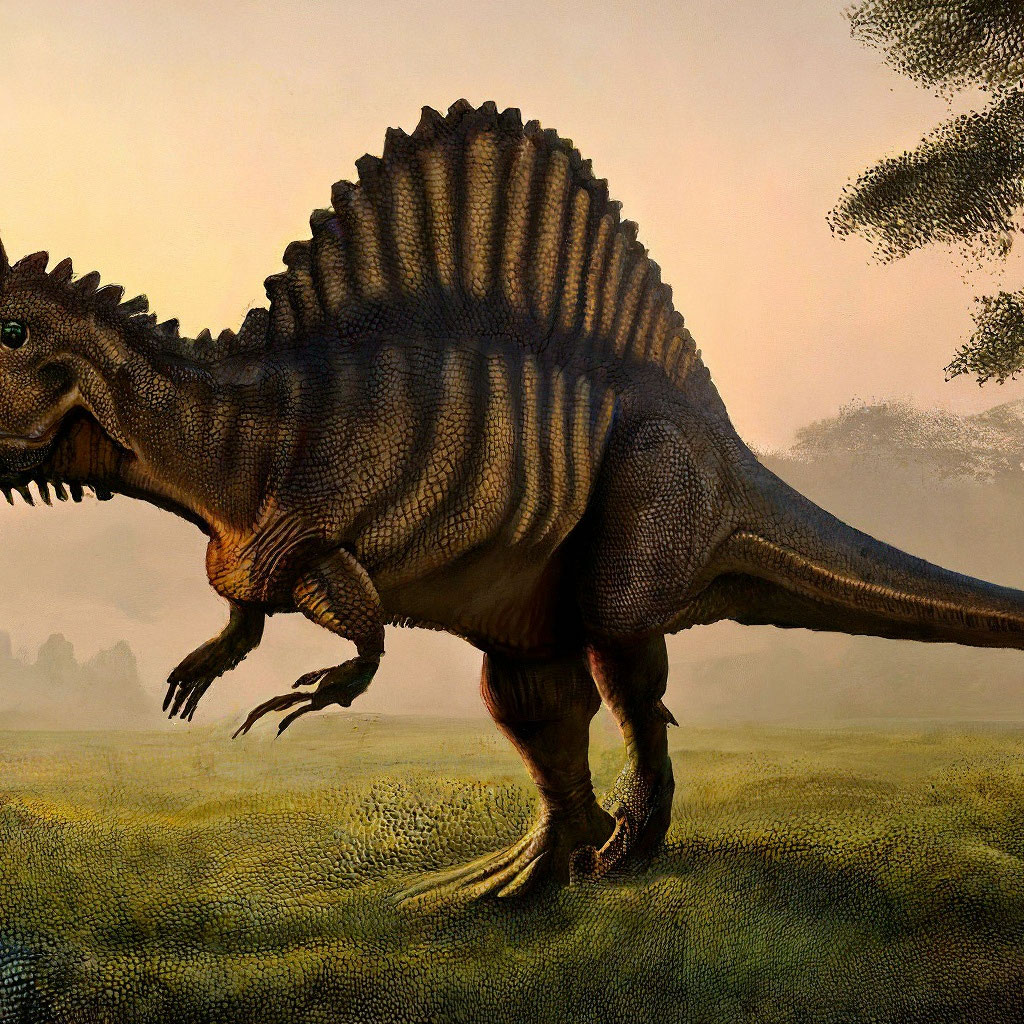 Спинозавр,8K,арт» — создано в Шедевруме