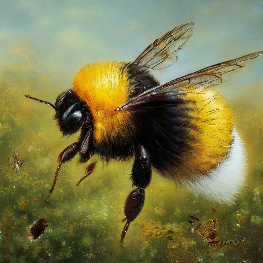 «Полет шмеля» — картинка создана в Шедевруме