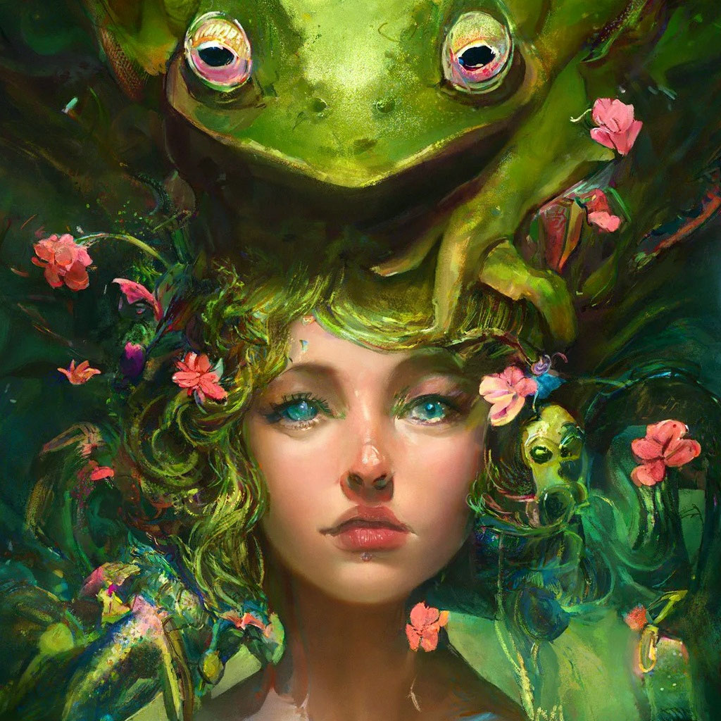 Frog girl