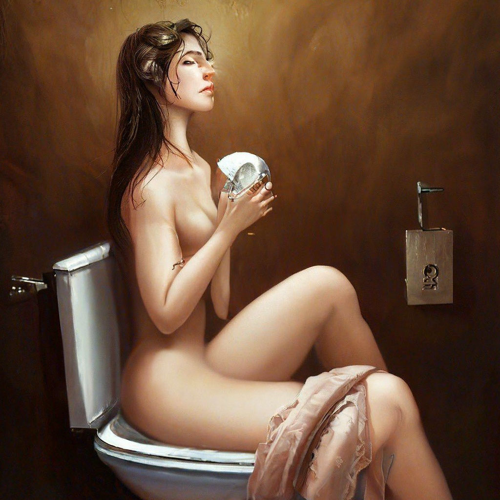 Порно видео девушки в туалете голые какают и дрочат