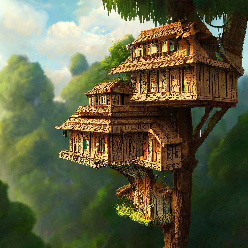 самый большой дом на дереве | Tree house, Building a treehouse, Garden tree house