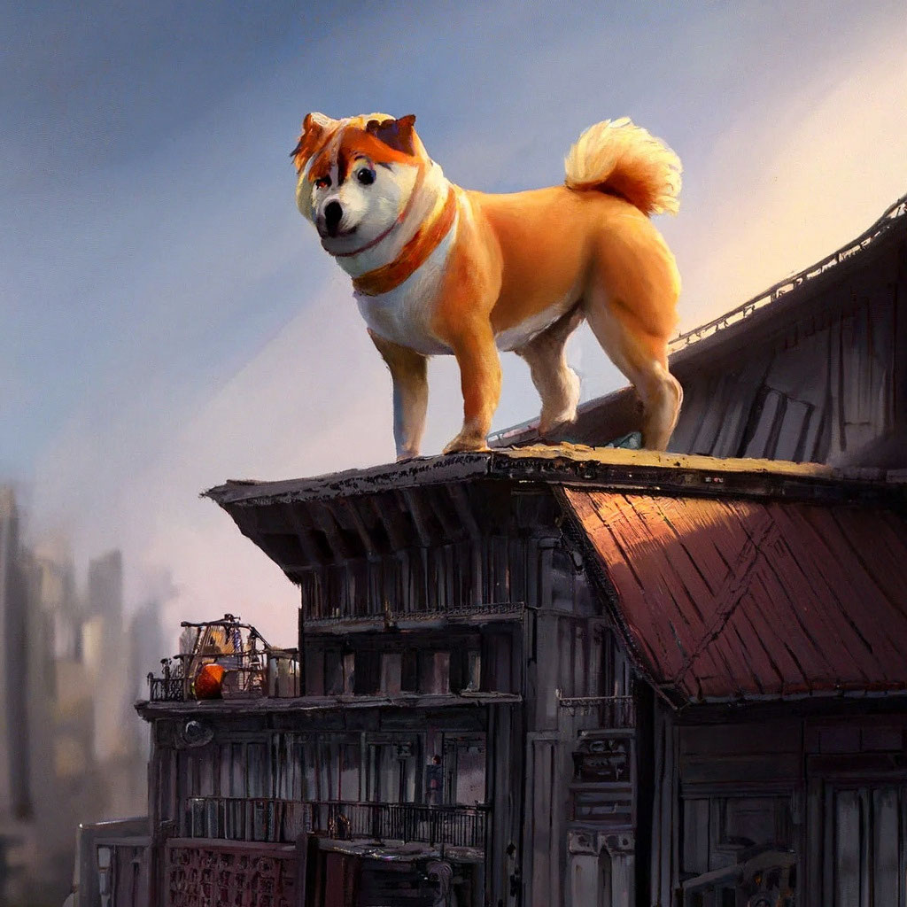 Fashion giant shiba