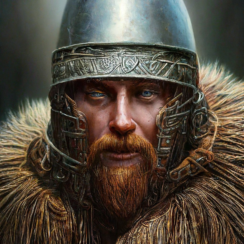 «Попович богатырь древнерусский в …» — создано в Шедевруме