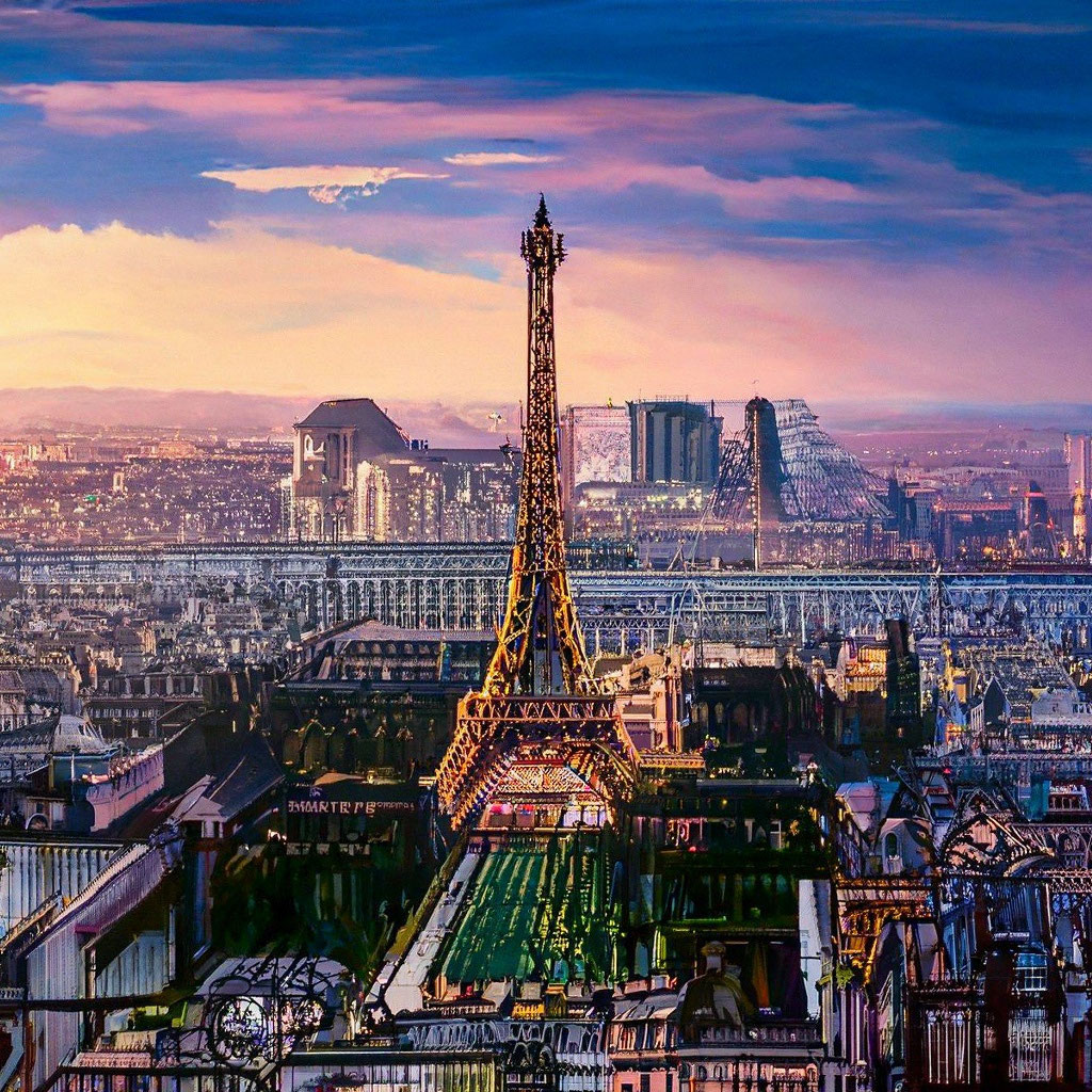 Эйфелева башня – самый известный символ Парижа. Фотографии