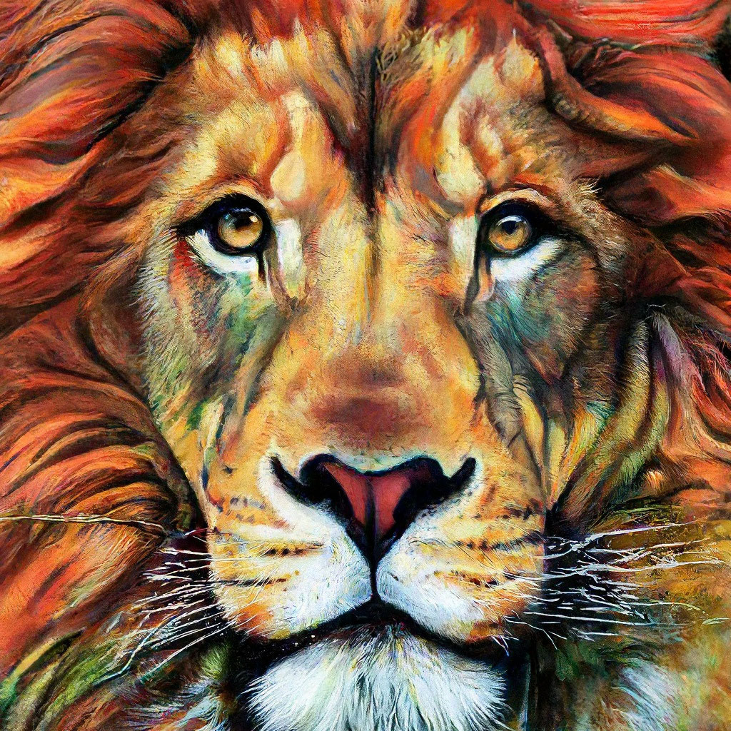 Лев тигровый окрас , эстетично, …» — создано в Шедевруме