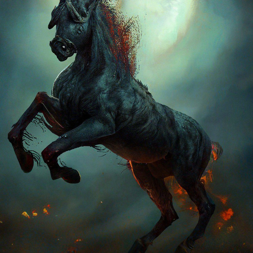 Zombie horse