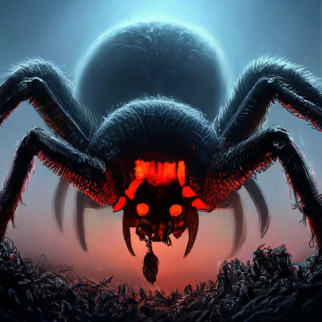 Giant Spider In Minecraft Wallpaper Congrats On The Nightmare