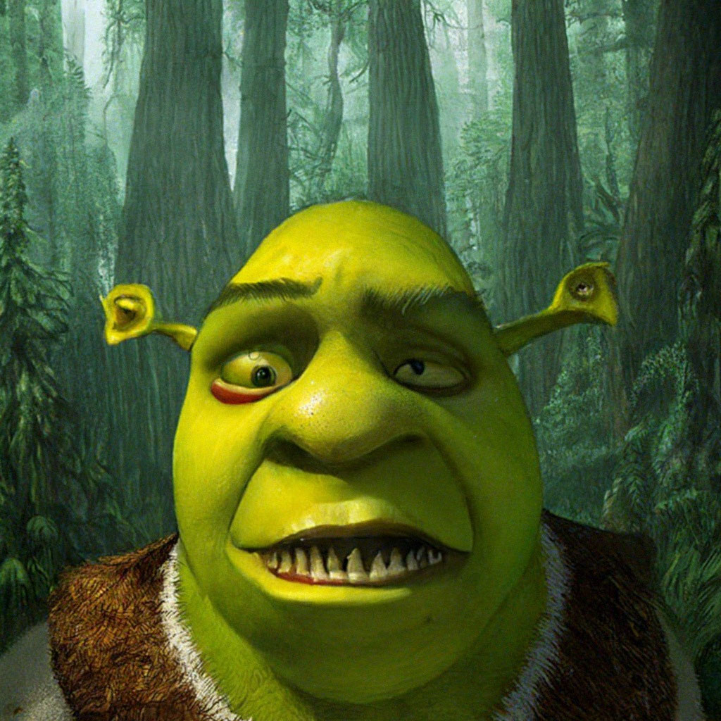 «Лес с шреком» — создано в Шедевруме
