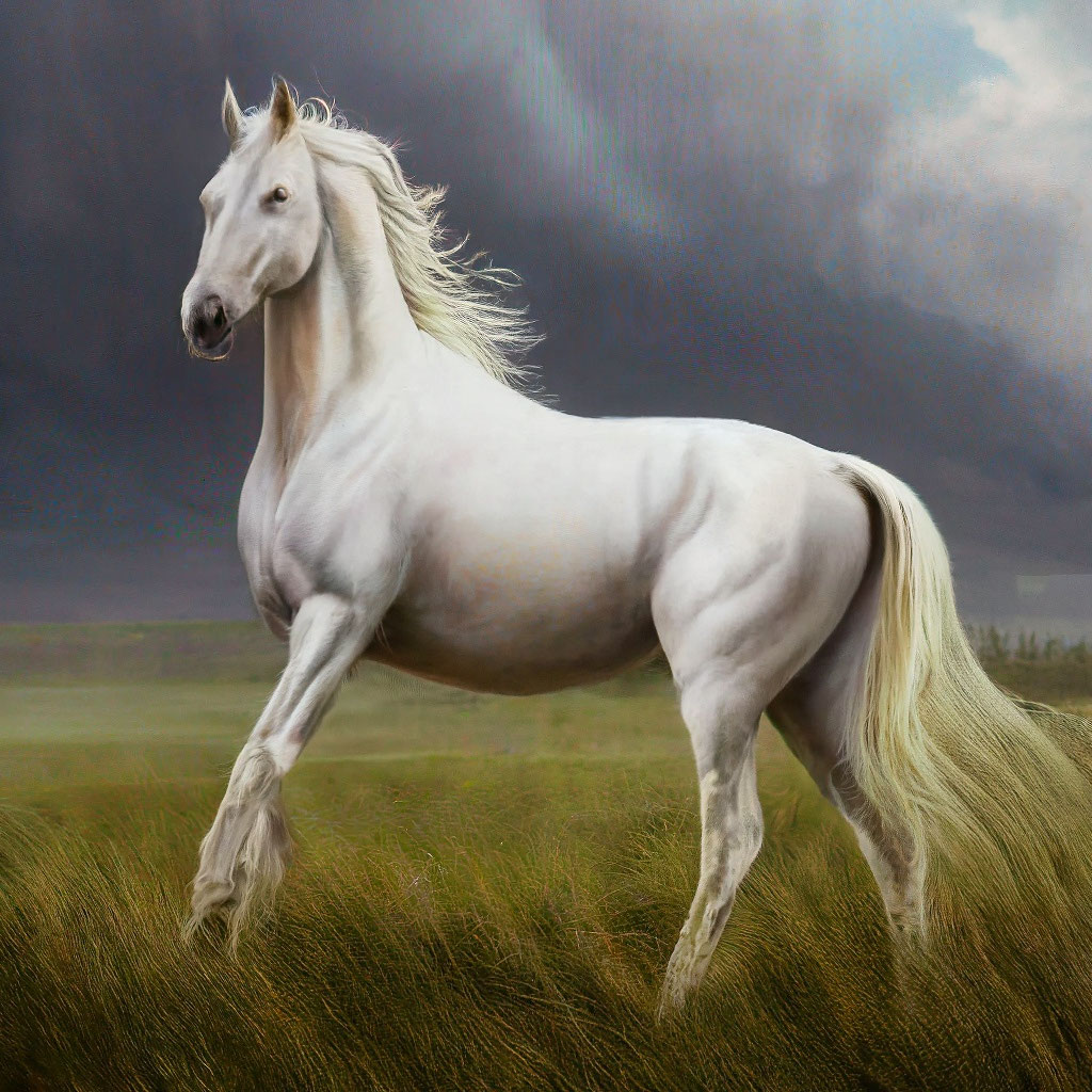 Пегая масть лошади, симметричные …» — создано в Шедевруме