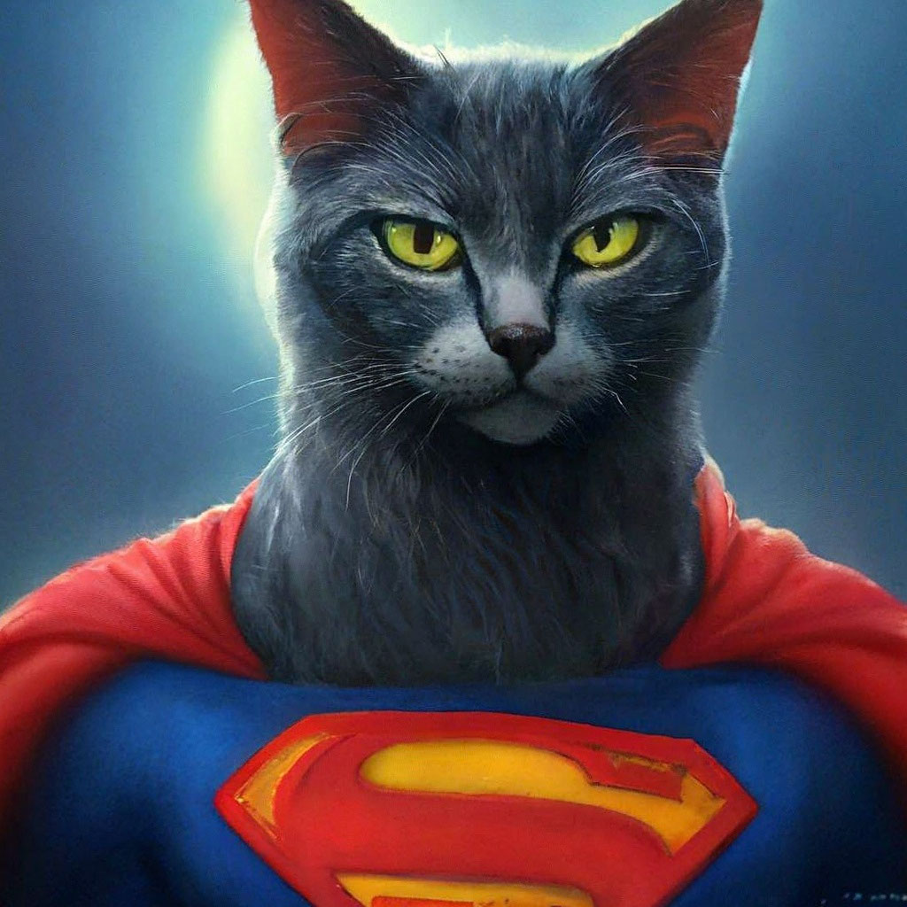 Cat superman costume hotsell