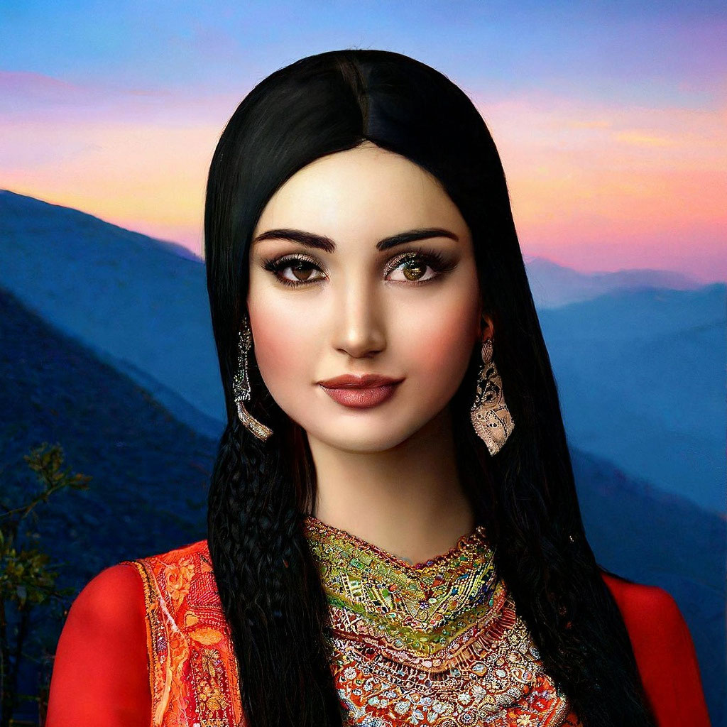 Azeri girl. Азербайджанка