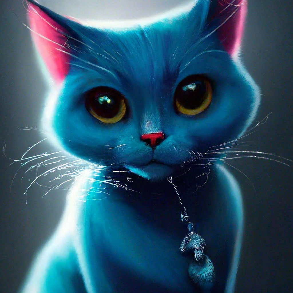Картинки с синим котом