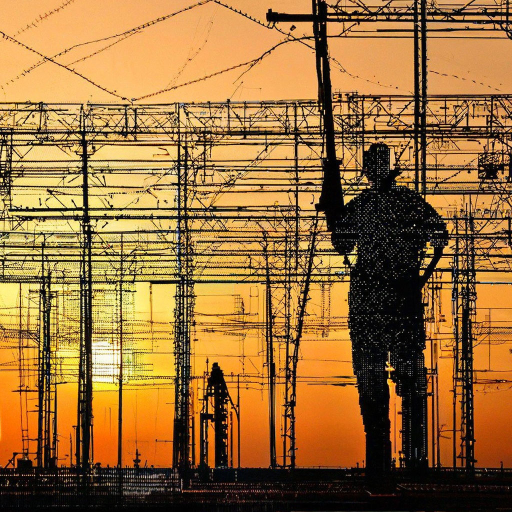 «Электромонтер воздушных линий Зайтун» — создано в Шедевруме