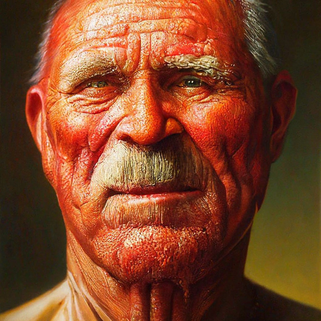 «Человек помидор» — создано в Шедевруме