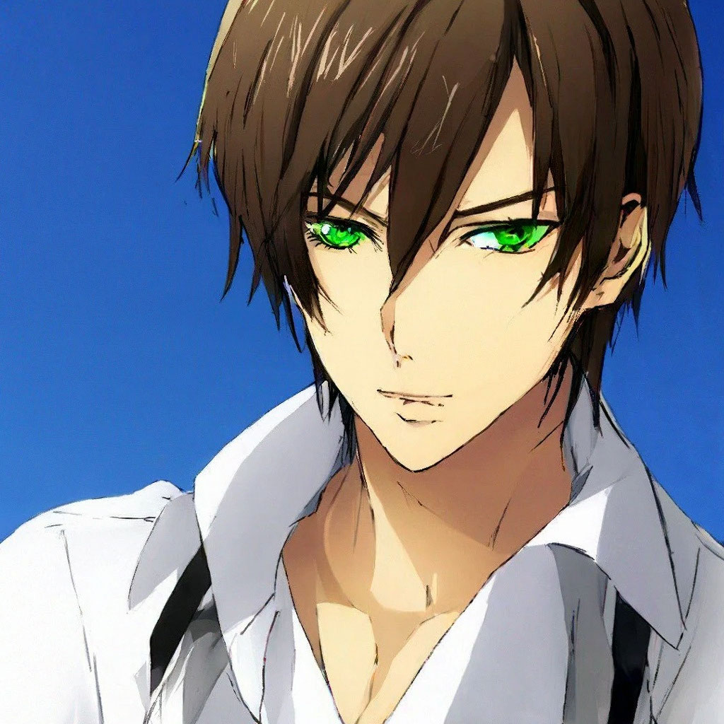 Anime Boy With Brown Hair And Green Eyes 12 Best Brown Hair / Green