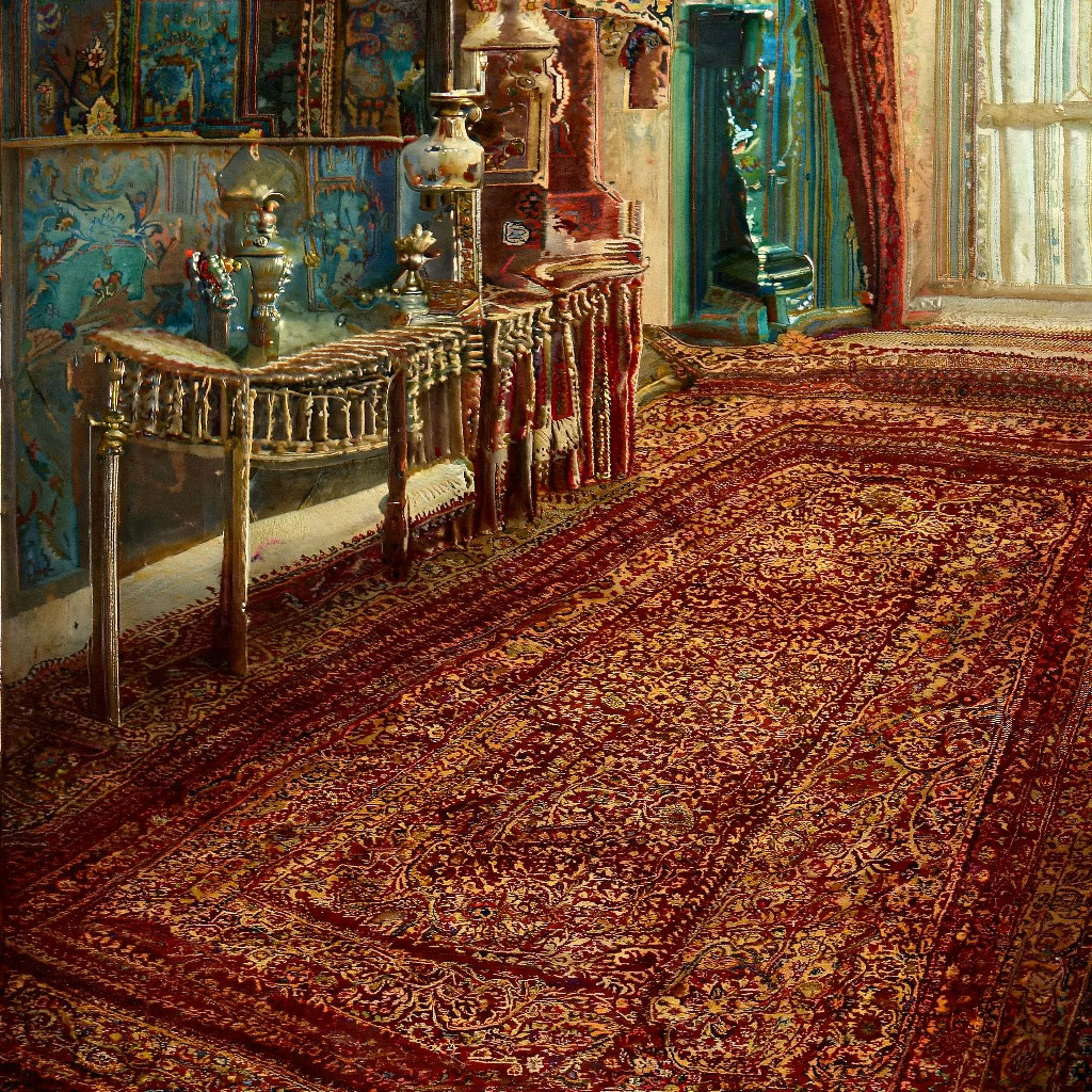 Старинный прочный персидский ковер × ,5 см– MARC My Aladdin's Rug & Carpet