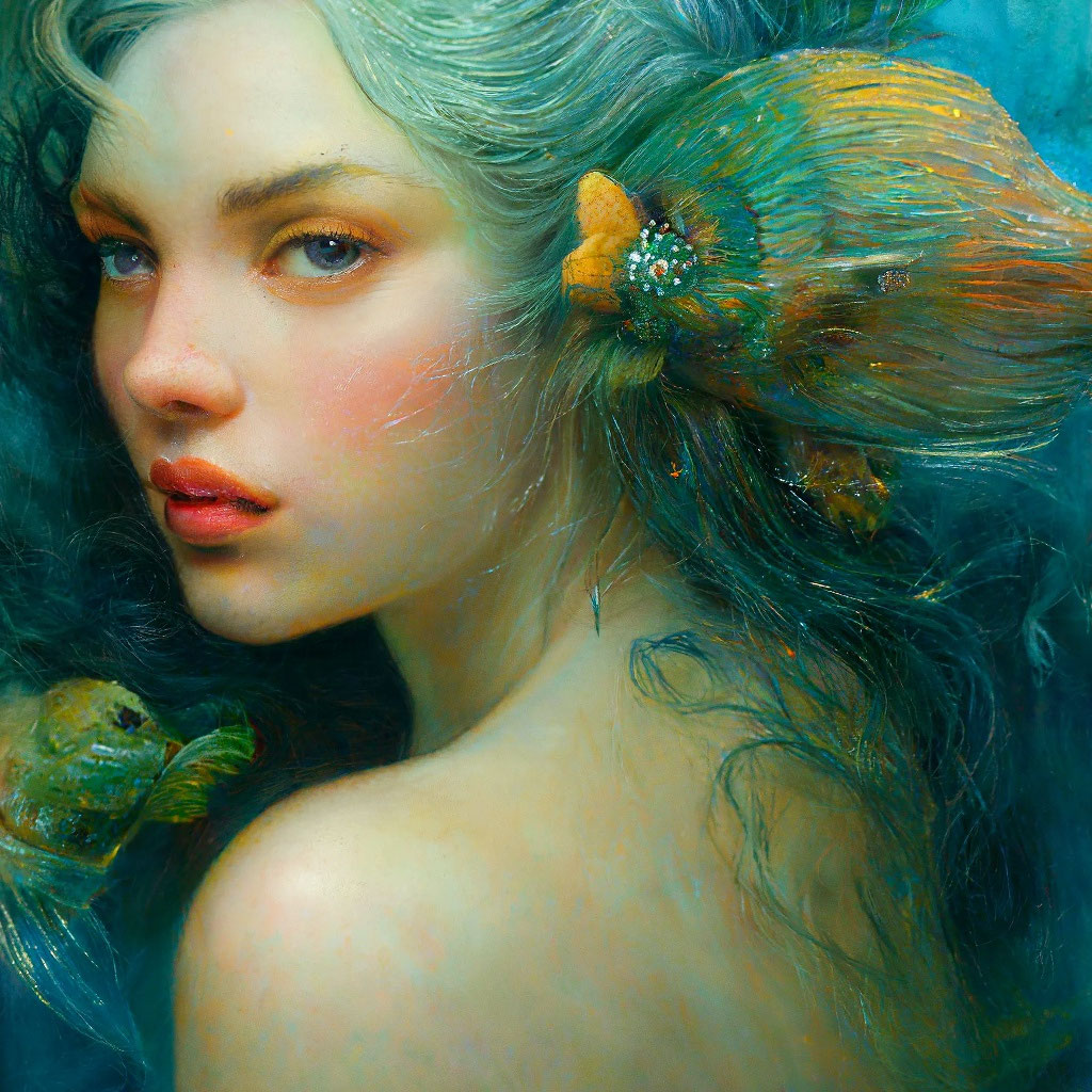 «Знаки зодиака в образе девушки: …» — создано в Шедевруме