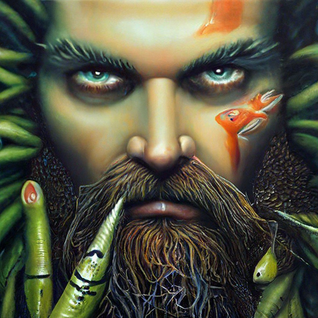 «Человек-рыба» — создано в Шедевруме