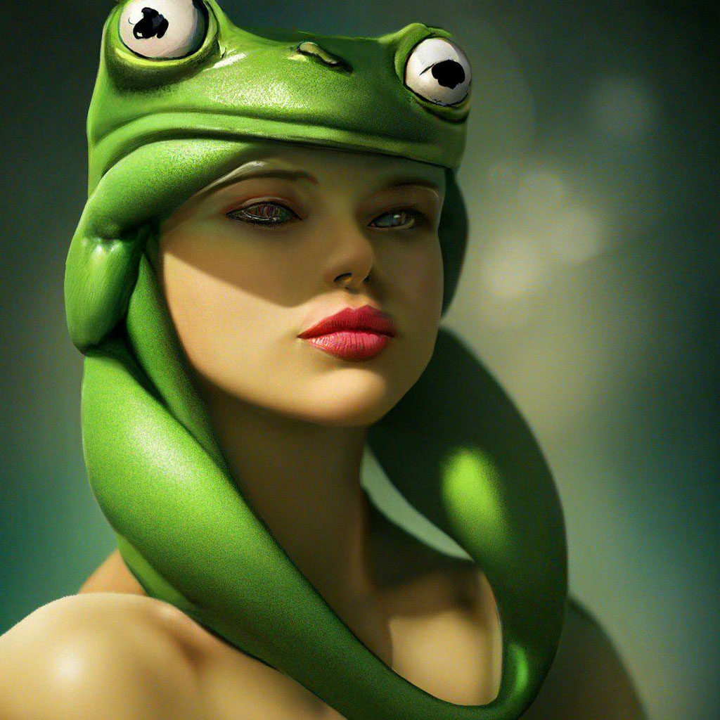 Frog girl