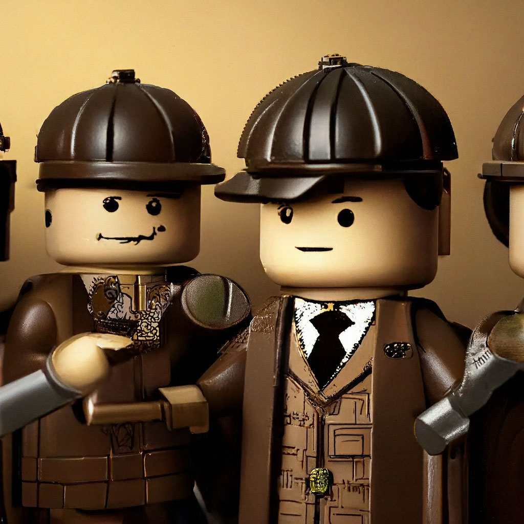 Peaky blinders lego style 4k