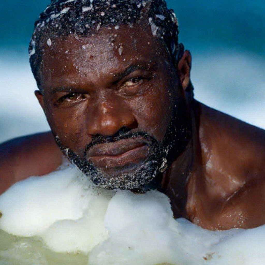 Негр в пене мем "The negro in the foam" image created in Shedevrum