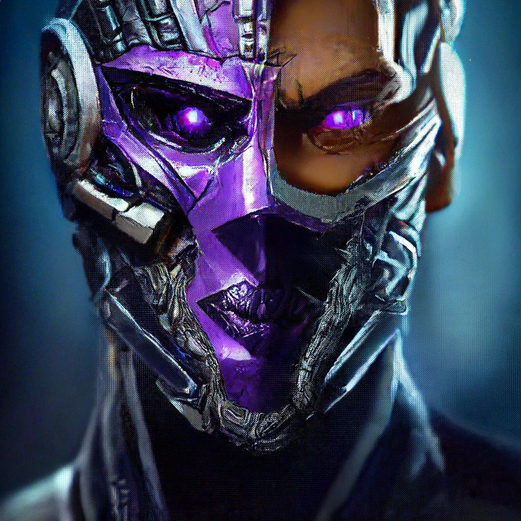 «Лицо нуб сайбота из mortal kombat…» — создано в Шедевруме