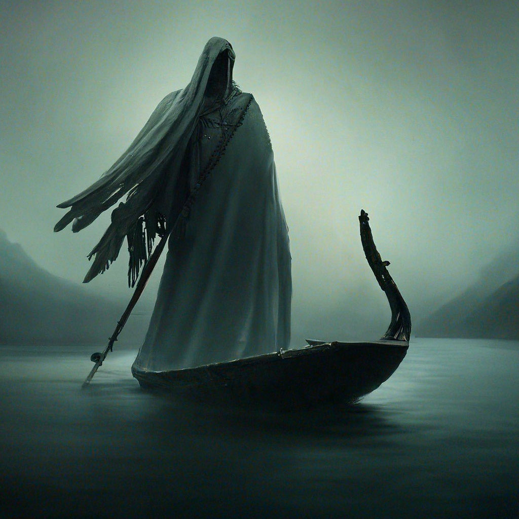 «Харон, лодка, весло, река, сумрачный…» — создано в Шедевруме