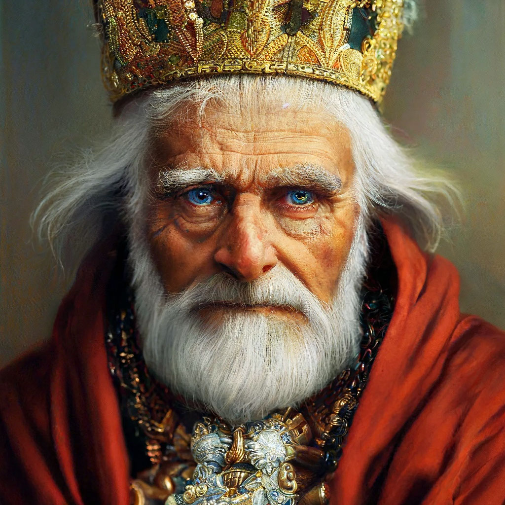 «Грозный седой старик , огромные …» — создано в Шедевруме