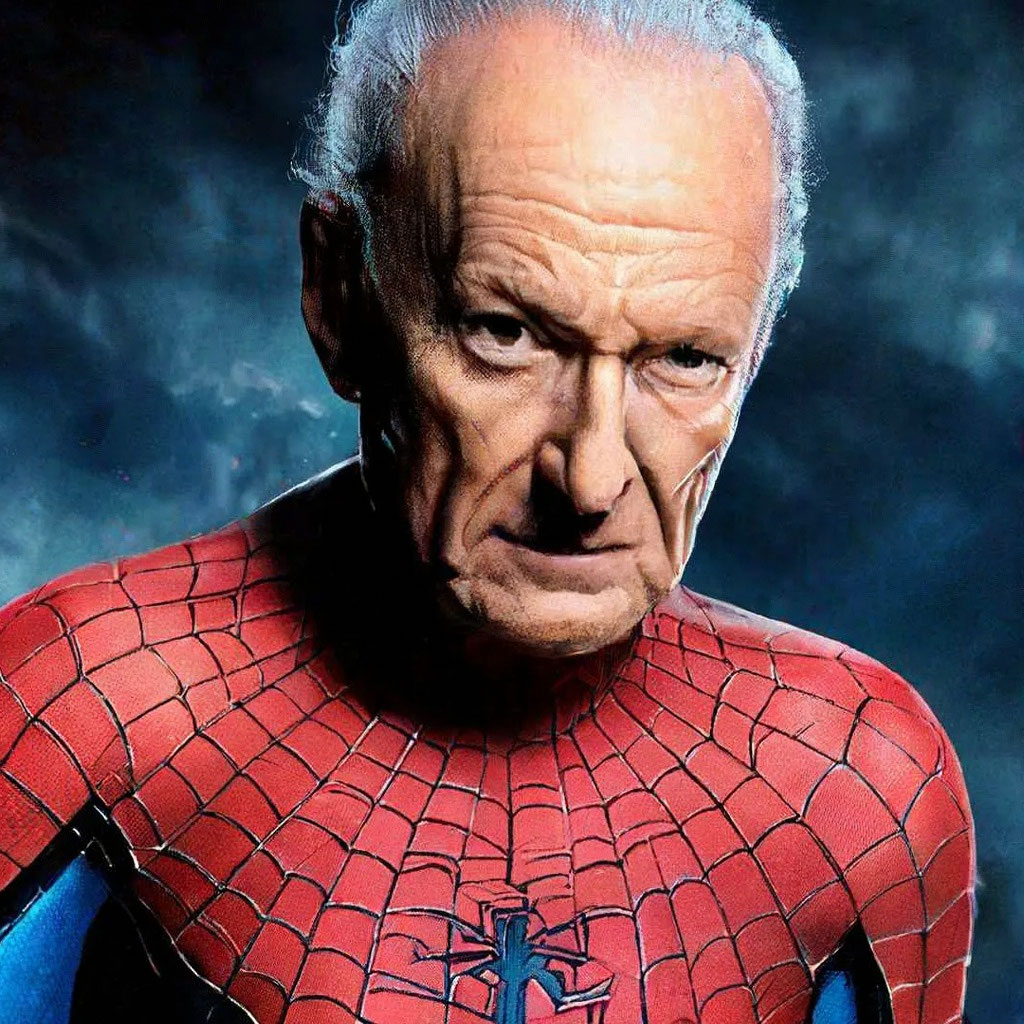 «Старик человек паук» — создано в Шедевруме