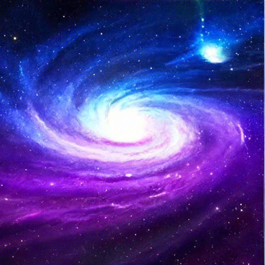 Вселенная фиолетовый синий голубой …» — создано в Шедевруме