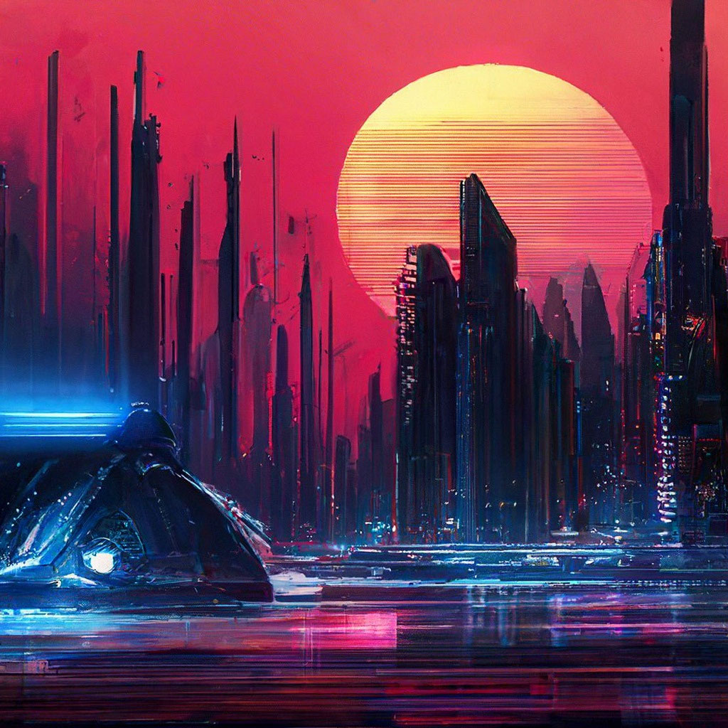 Author Юрий Р., an image in Shedevrum created using the prompt " Retro futurism