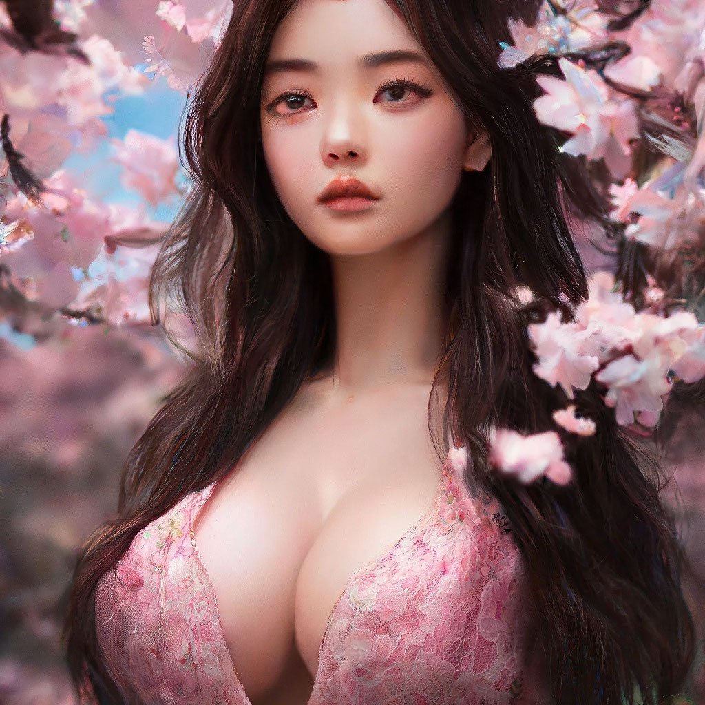 Ahegao реалистичная красивая девушка…» — создано в Шедевруме