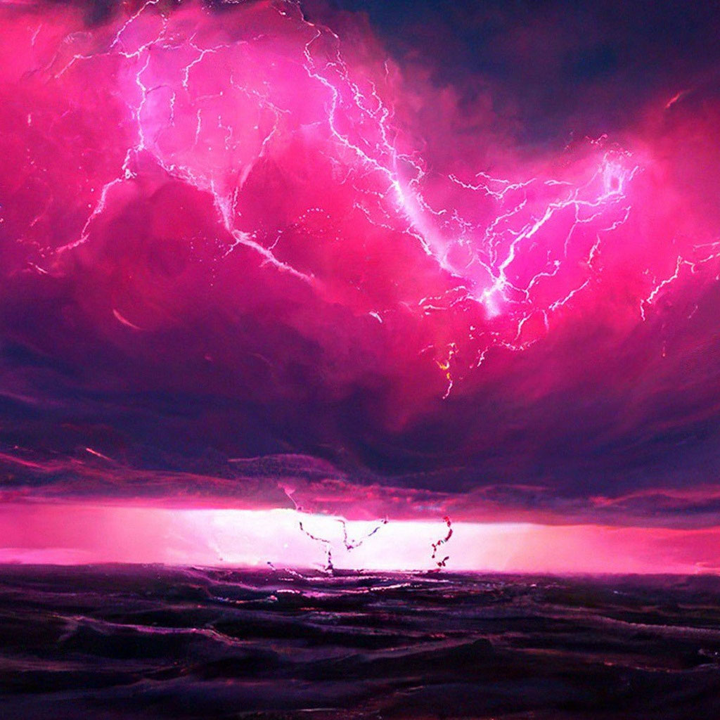 «Электрический удар током розового …» — создано в Шедевруме