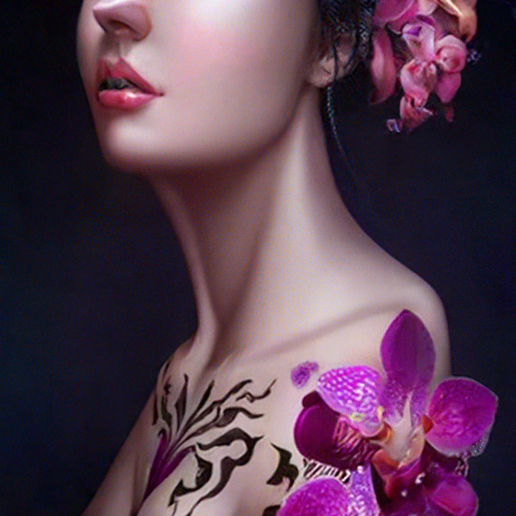Тату орхидея: 51+ фото, эскизы и значение татуировки