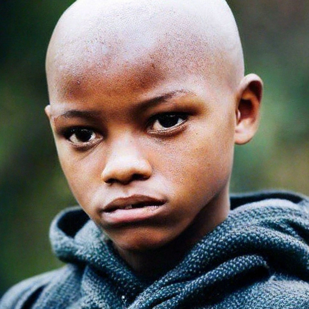 Small bald. Small bald