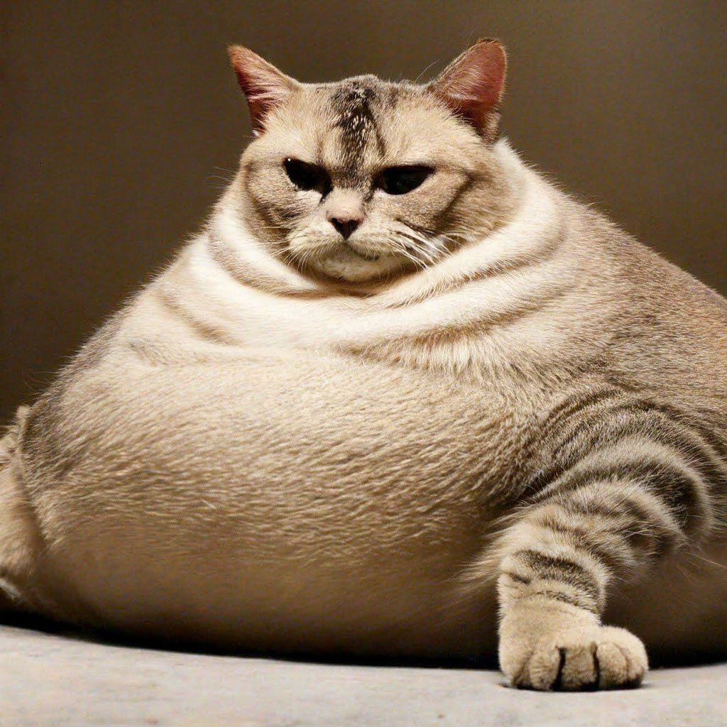Самый жирный кот в мире» — создано в Шедевруме