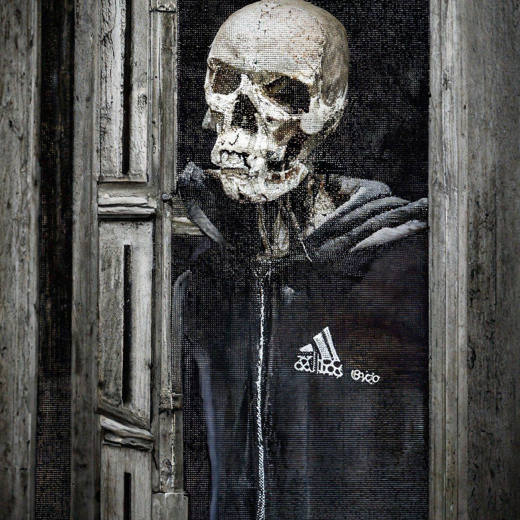 Adidas skeleton tracksuit online