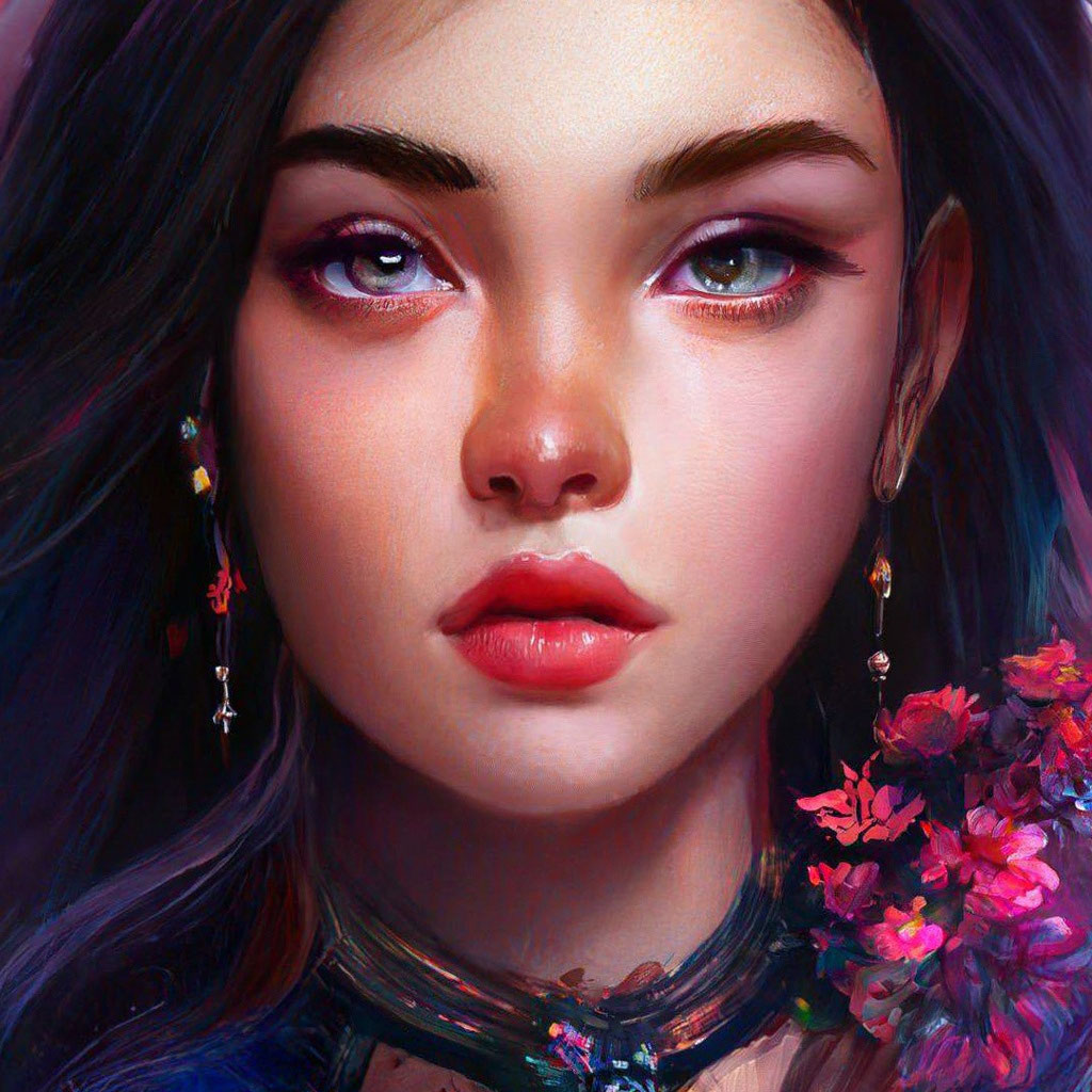 "Anfisa" — image created in Shedevrum.