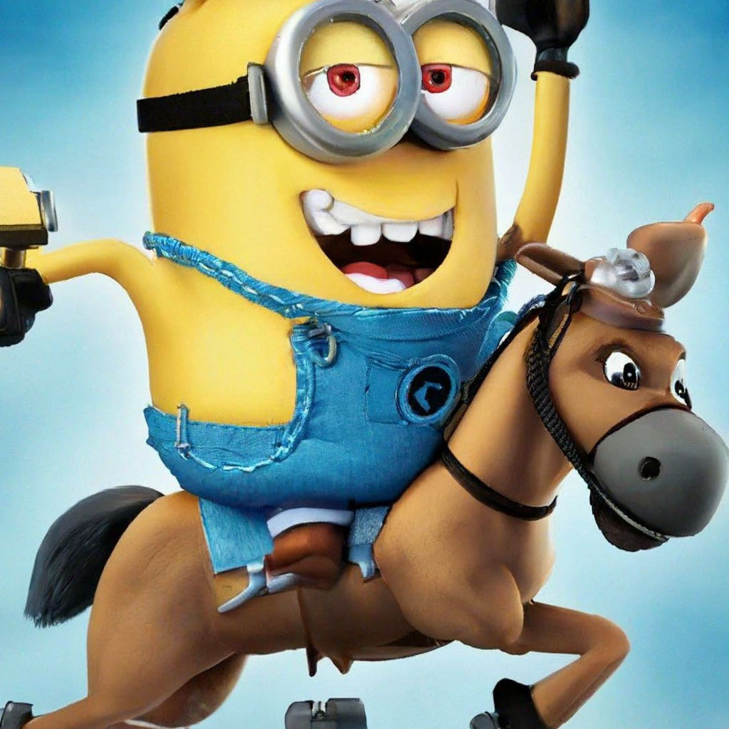 Minion Wallpaper Running Horse Despicable Me 4 Clip Features Gru's
