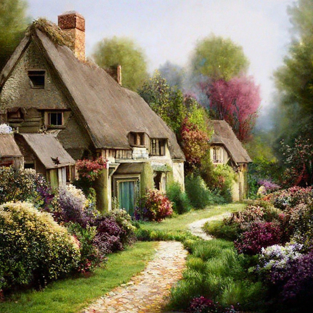 Мой маленький домик в деревне, …» — создано в Шедевруме