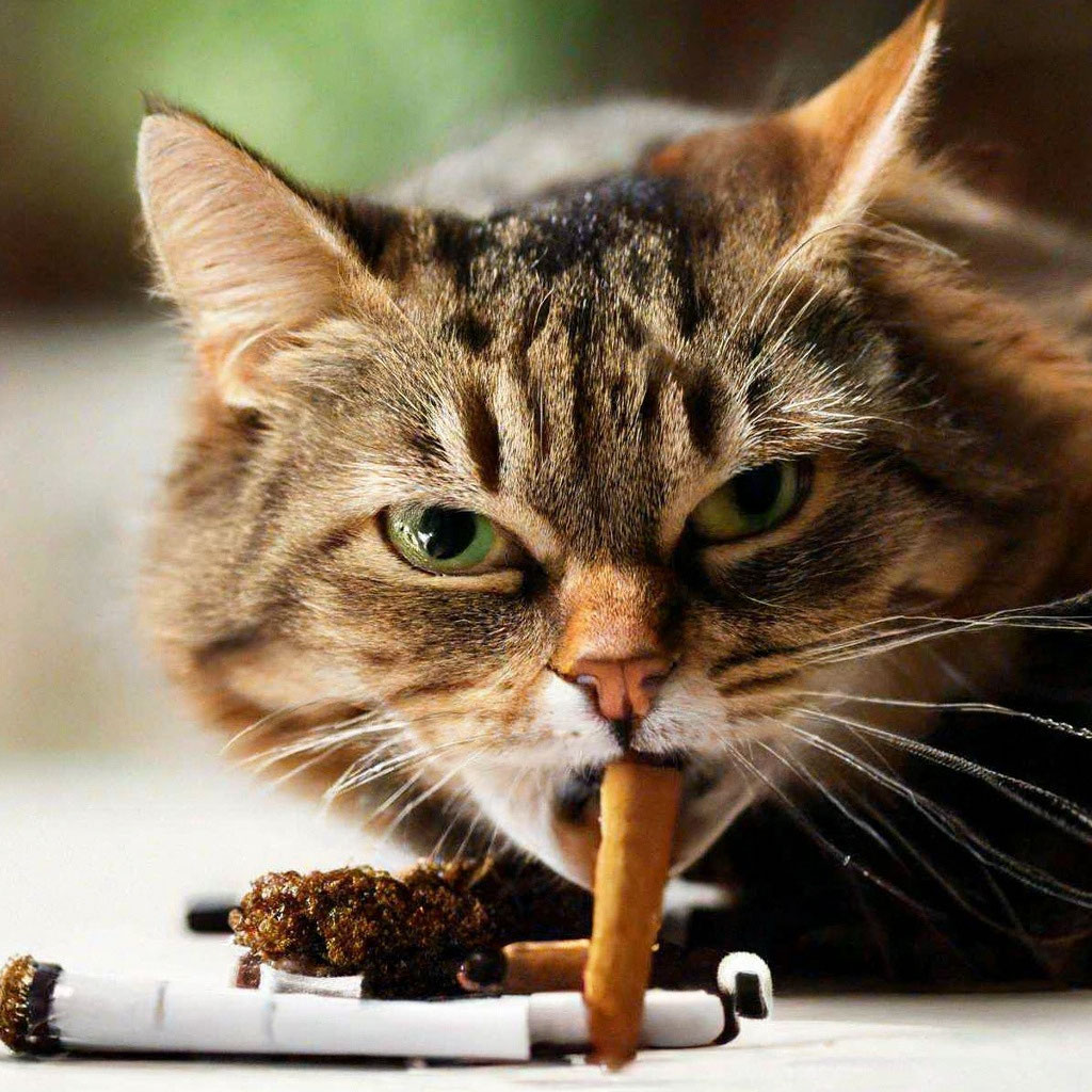 what happens if a cat eats a cigarette Cat eats cigarettes