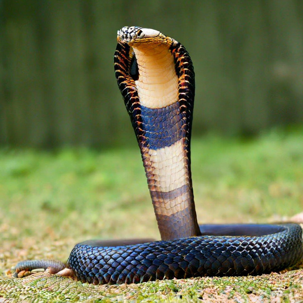 Сине-Белая кобра: ядовитая змея из Сахары» — создано в Шедевруме