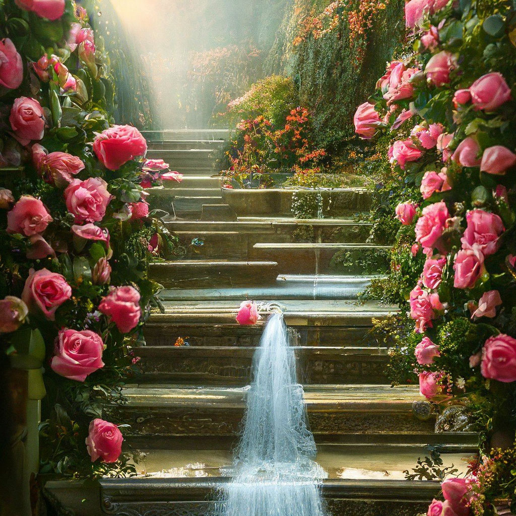 «Сад, розы, лестница, по лестнице …» — создано в Шедевруме